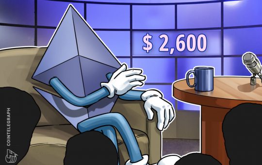 Ethereum price bounce to $2.6K fails to excite neutral-to-bearish pro traders