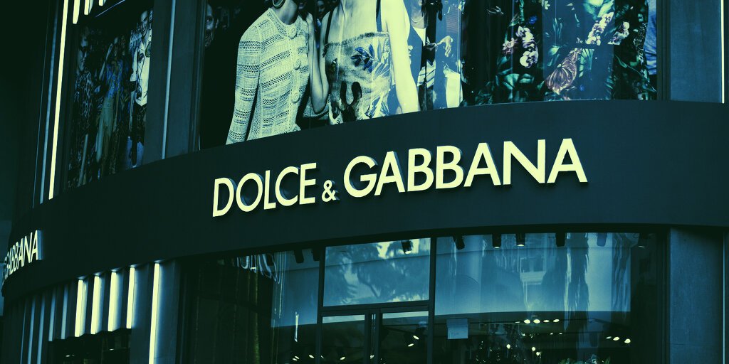 Dolce & Gabbana to Launch NFT Wearables