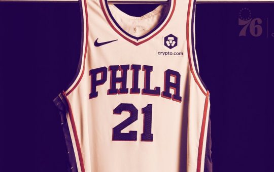 NBA’s Philadelphia 76ers Score Crypto.com as Jersey Sponsor