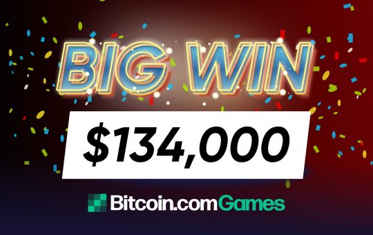 Player Sizzles the Casino Floor With a $134,000 Jackpot Win on Bitcoin.com Games