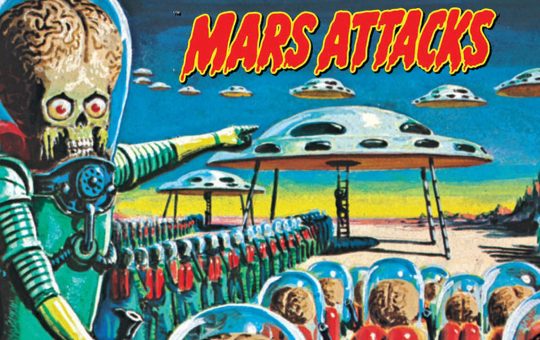 Topps Releases NFTs Featuring Science Fiction-Themed Collectible Card Series Mars Attacks