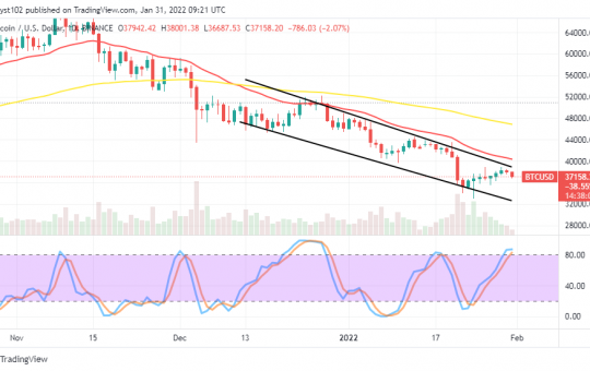 Bitcoin (BTC/USD) Price Reverses Rallying Motions