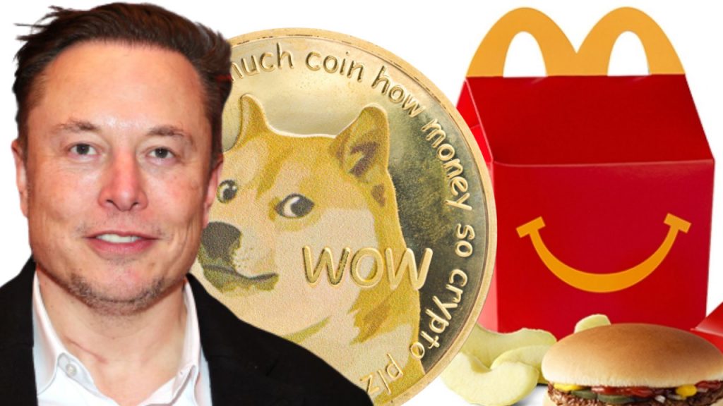 Elon Musk Tempts McDonald's to Accept Dogecoin — McDonald's Replies 'Only if Tesla Accepts Grimacecoin'