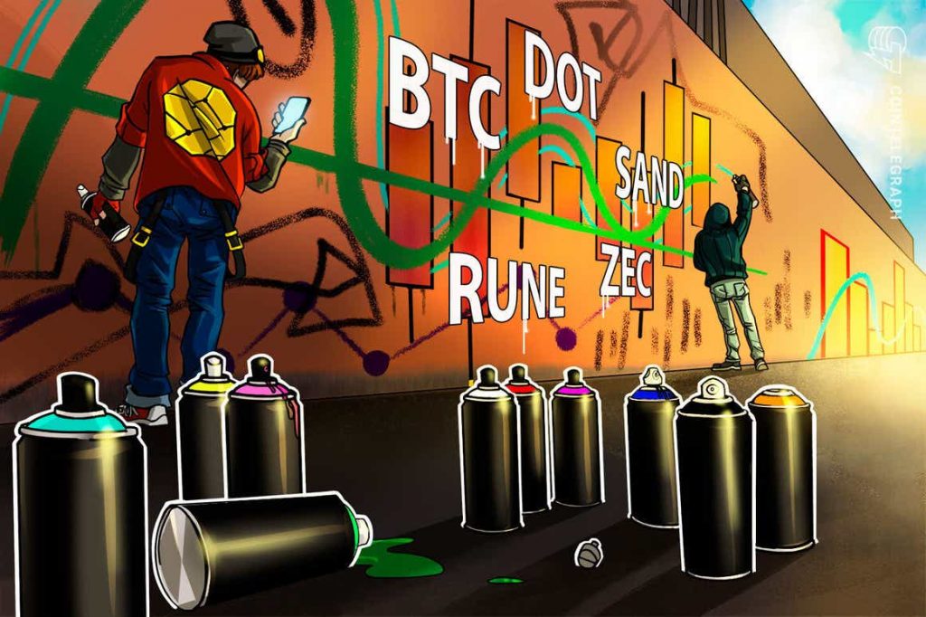 Top 5 cryptocurrencies to watch this week: BTC, DOT, SAND, RUNE, ZEC