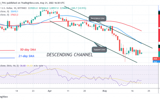 Bitcoin Price Prediction for Today May 21: BTC Price is Unable to sustain above $30K