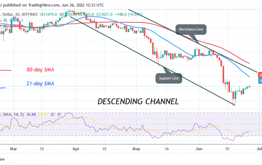 Bitcoin Price Prediction for Today June 26: BTC Price Fails to Jump the $21.7K Hurdle