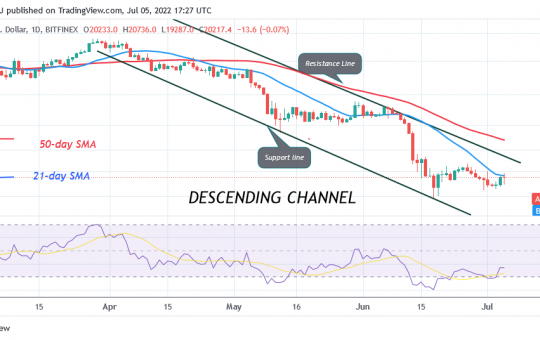 Bitcoin Price Prediction for Today July 5: BTC Price Holds as It Struggles Below $21K