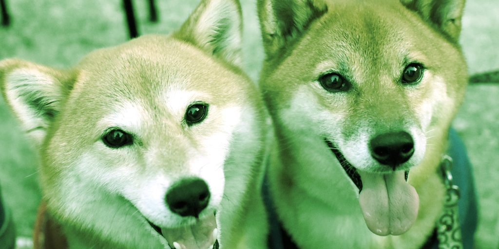 Shiba Inu, Dogecoin Up Double-Digits Over the Week