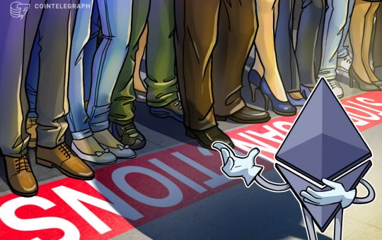 45% of ETH validators now complying with US sanctions — Labrys CEO