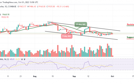 Bitcoin Price Prediction for Today, October 1: BTC/USD Could Obtain Strong Support Below $19k