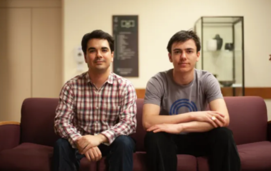 Dan Elitzer and Jeremy Rubin rolled out the MIT Bitcoin Project in 2014. Picture from CNBC