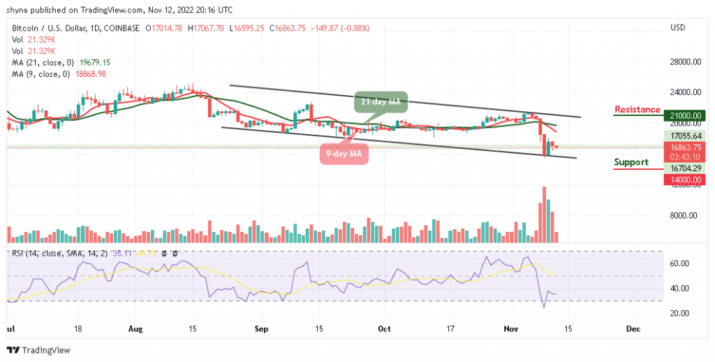 Bitcoin Price Prediction for Today, November 12: BTC/USD Risks Fresh Drop Below $16k