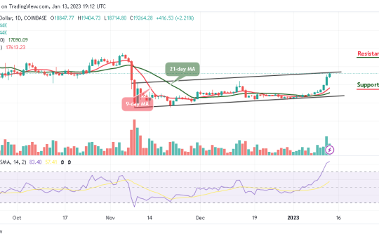 Bitcoin Price Prediction for Today, January 13: BTC/USD Stabilizes Above the $19,000 Level