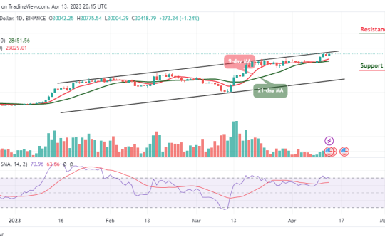 Bitcoin Price Prediction for Today, April 13: BTC/USD Moves to Break Above $31,000 Level