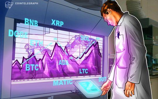 Price analysis 6/7: BTC, ETH, BNB, XRP, ADA, DOGE, MATIC, SOL, DOT, LTC