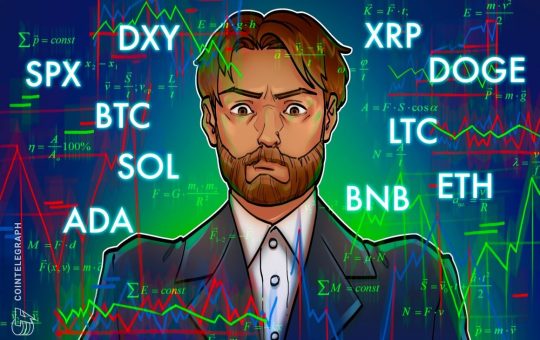 Price analysis 7/31: SPX, DXY, BTC, ETH, XRP, BNB, ADA, DOGE, SOL, LTC