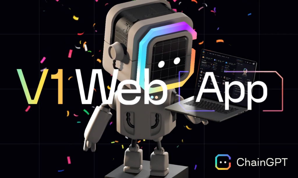 ChainGPT unveils the release of its V1 Dashboard, enabling Web3 with AI Capabilities