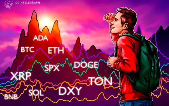 Price analysis 9/25: SPX, DXY, BTC, ETH, BNB, XRP, ADA, DOGE, TON, SOL