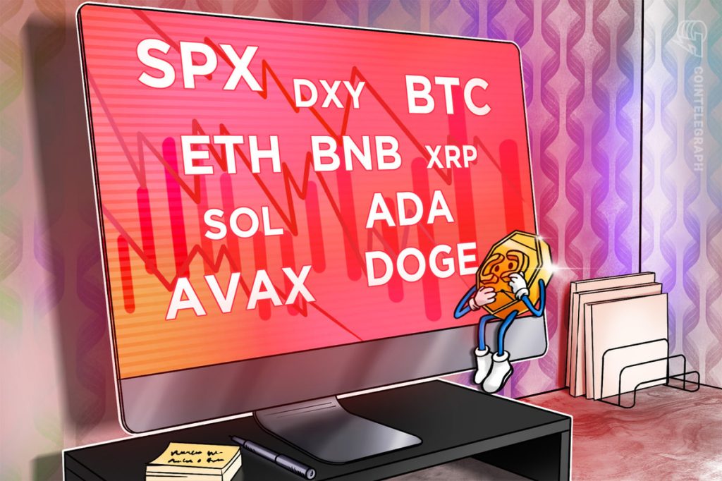 SPX, DXY, BTC, ETH, BNB, XRP, SOL, ADA, AVAX, DOGE