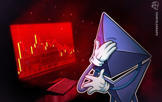 Ethereum price down almost 50% since Eric Trump's 'add ETH' endorsement