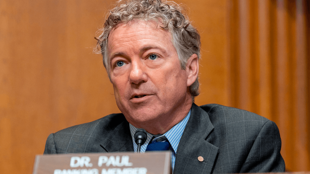 Senator Rand Paul Pushes Colleagues to Rein In White House Tariff Powers