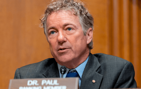 Senator Rand Paul Pushes Colleagues to Rein In White House Tariff Powers