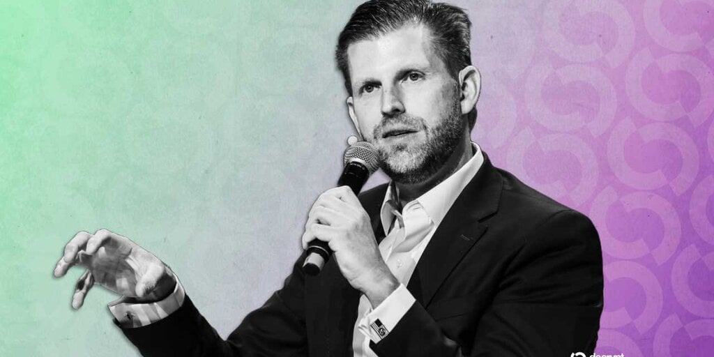 Eric Trump: Bitcoin Enables Finance With ‘No Disparity’ Between Classes