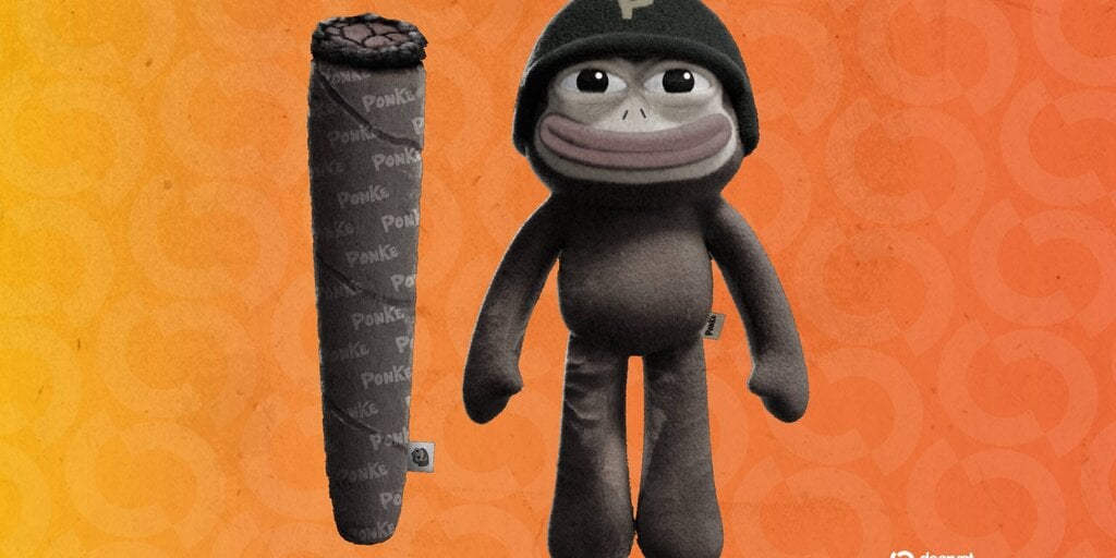 Solana Meme Coin Ponke Releases Plush Toy as First in Line of Collectibles