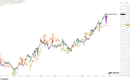 Bitcoin and Gold Correlation