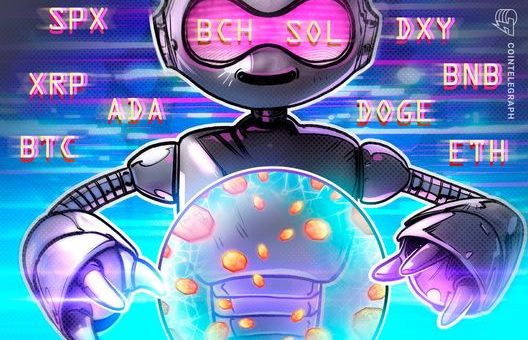 Price predictions 1/12: SPX, DXY, BTC, ETH, XRP, BNB, SOL, DOGE, ADA, BCH