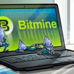 Bitmine’s Ether Holdings Reach 4.6M ETH, About 3.8% of Supply
