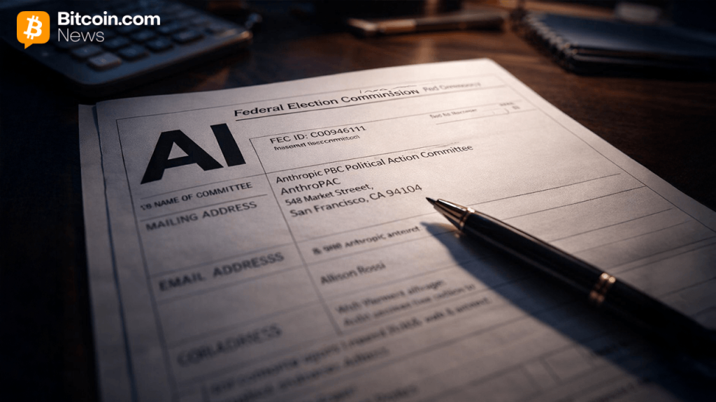 Anthropic Registers AnthroPAC With FEC Amid Pentagon Dispute – Bitcoin News